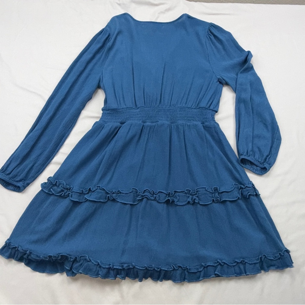 Altar'd State Blue Long Sleeve Dress - Picture 3 of 12
